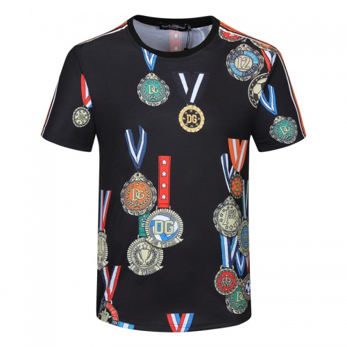 Dolce &amp; Gabbana D&amp;G T-Shirts Short Sleeved For Men #840760 $23.00 USD, Wholesale Replica Dolce &amp; Gabbana D&amp;G T-Shirts