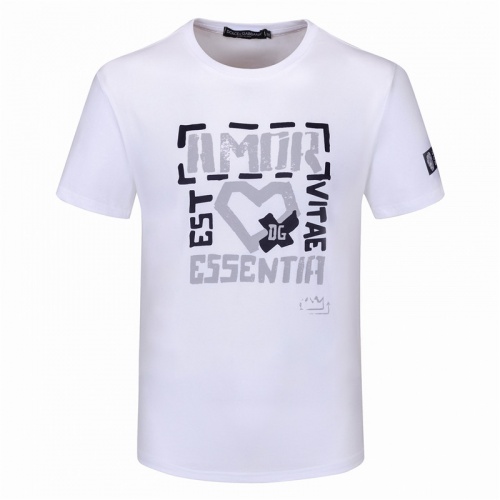 Dolce &amp; Gabbana D&amp;G T-Shirts Short Sleeved For Men #840846 $23.00 USD, Wholesale Replica Dolce &amp; Gabbana D&amp;G T-Shirts