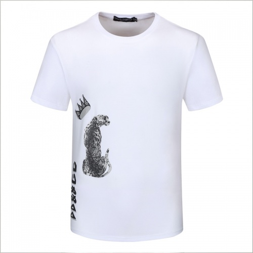 Replica Dolce & Gabbana D&G T-Shirts Short Sleeved For Men #840847 $23.00 USD for Wholesale