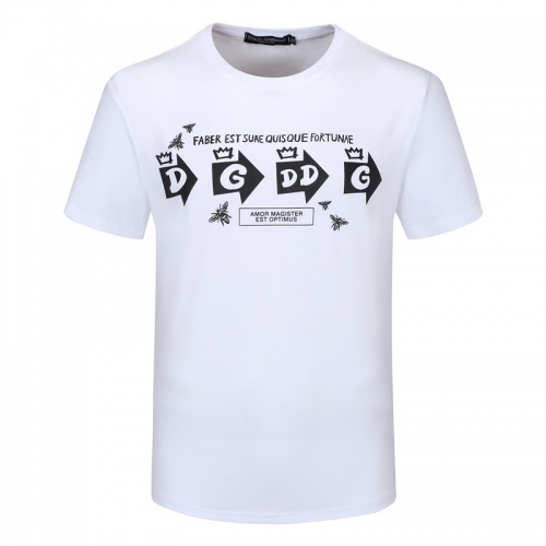 Dolce &amp; Gabbana D&amp;G T-Shirts Short Sleeved For Men #840853 $23.00 USD, Wholesale Replica Dolce &amp; Gabbana D&amp;G T-Shirts