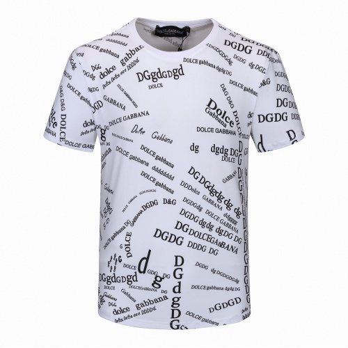 Replica Dolce & Gabbana D&G T-Shirts Short Sleeved For Men #840878 $24.00 USD for Wholesale