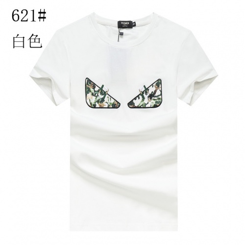 Fendi T-Shirts Short Sleeved For Men #840942 $23.00 USD, Wholesale Replica Fendi T-Shirts