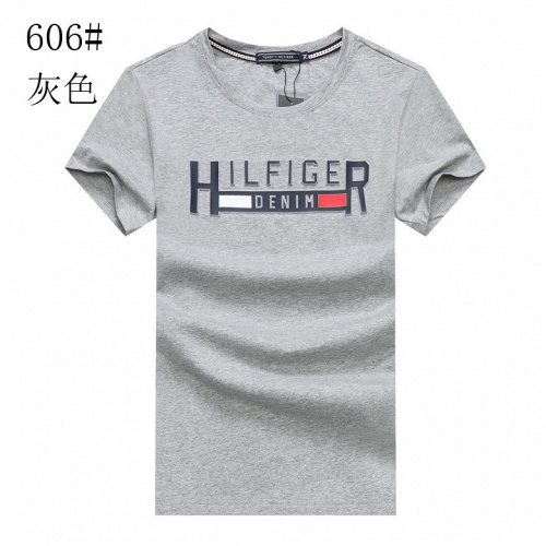 Tommy Hilfiger TH T-Shirts Short Sleeved For Men #840997 $23.00 USD, Wholesale Replica Tommy Hilfiger TH T-Shirts