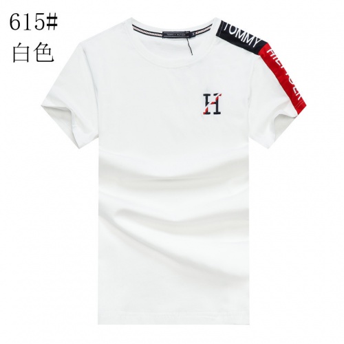 Tommy Hilfiger TH T-Shirts Short Sleeved For Men #840998 $23.00 USD, Wholesale Replica Tommy Hilfiger TH T-Shirts