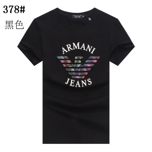 Armani T-Shirts Short Sleeved For Men #841284 $23.00 USD, Wholesale Replica Armani T-Shirts
