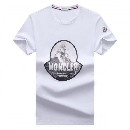 Moncler T-Shirts Short Sleeved For Men #841352 $29.00 USD, Wholesale Replica Moncler T-Shirts