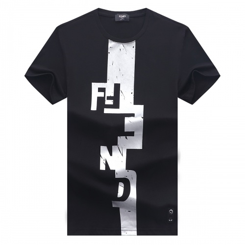 Fendi T-Shirts Short Sleeved For Men #841356 $29.00 USD, Wholesale Replica Fendi T-Shirts