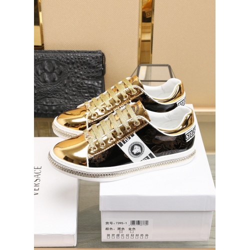 Replica Versace Fashion Shoes For Men #841376 $85.00 USD for Wholesale