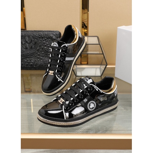 Replica Versace Fashion Shoes For Men #841377 $85.00 USD for Wholesale