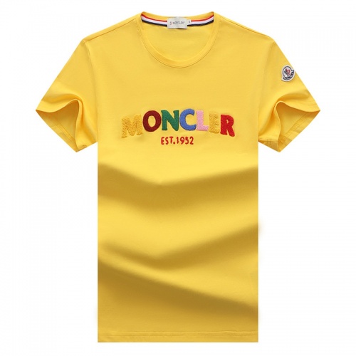 Moncler T-Shirts Short Sleeved For Men #841406 $29.00 USD, Wholesale Replica Moncler T-Shirts
