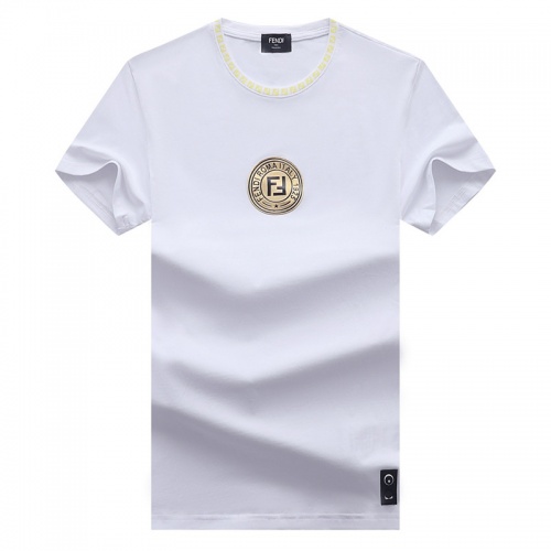 Fendi T-Shirts Short Sleeved For Men #841416 $29.00 USD, Wholesale Replica Fendi T-Shirts