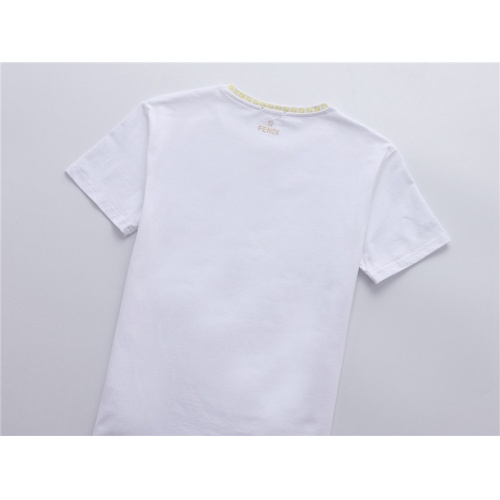 Replica Fendi T-Shirts Short Sleeved For Men #841416 $29.00 USD for Wholesale