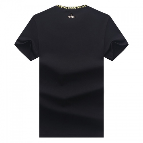 Replica Fendi T-Shirts Short Sleeved For Men #841417 $29.00 USD for Wholesale