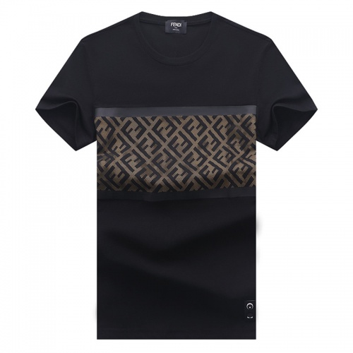 Fendi T-Shirts Short Sleeved For Men #841419 $29.00 USD, Wholesale Replica Fendi T-Shirts