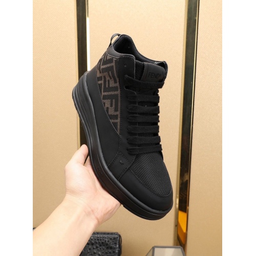 Replica Fendi High Tops Casual Shoes For Men #841420 $96.00 USD for Wholesale