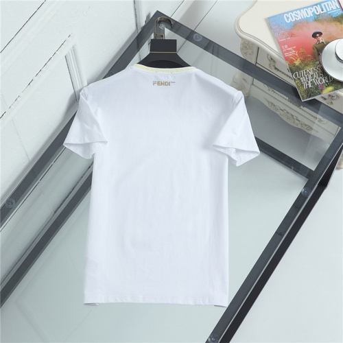 Replica Fendi T-Shirts Short Sleeved For Men #841422 $29.00 USD for Wholesale