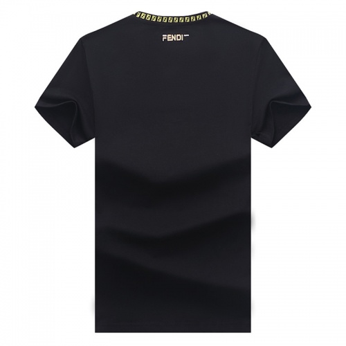 Replica Fendi T-Shirts Short Sleeved For Men #841423 $29.00 USD for Wholesale