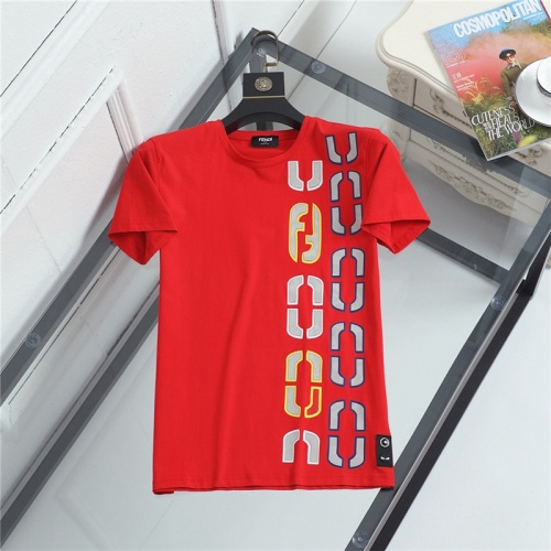 Fendi T-Shirts Short Sleeved For Men #841430 $29.00 USD, Wholesale Replica Fendi T-Shirts