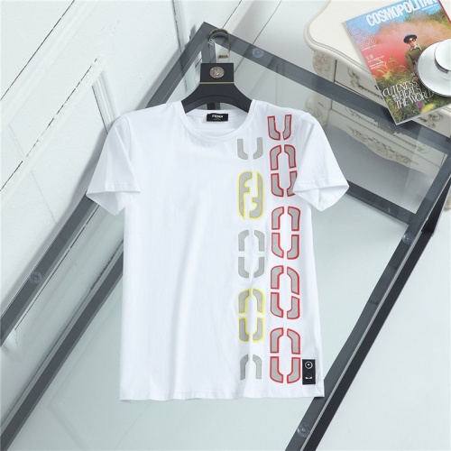 Fendi T-Shirts Short Sleeved For Men #841431 $29.00 USD, Wholesale Replica Fendi T-Shirts