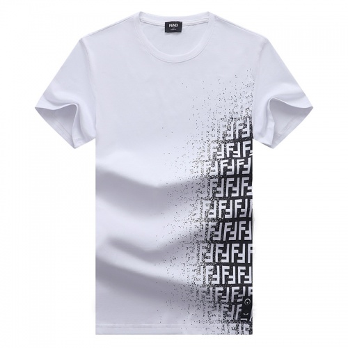 Fendi T-Shirts Short Sleeved For Men #841433 $29.00 USD, Wholesale Replica Fendi T-Shirts