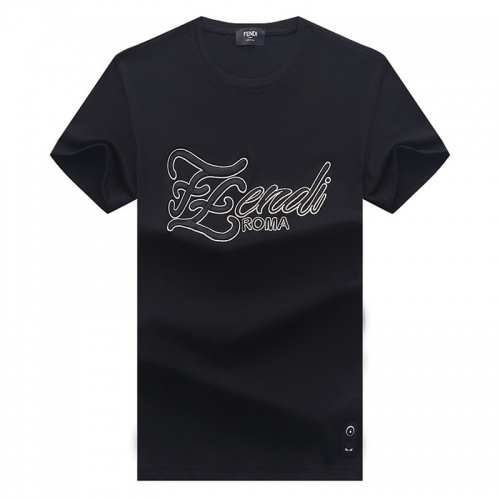 Fendi T-Shirts Short Sleeved For Men #841434 $29.00 USD, Wholesale Replica Fendi T-Shirts
