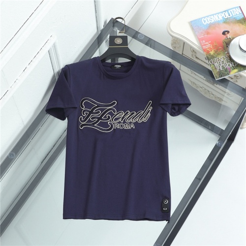 Fendi T-Shirts Short Sleeved For Men #841435 $29.00 USD, Wholesale Replica Fendi T-Shirts