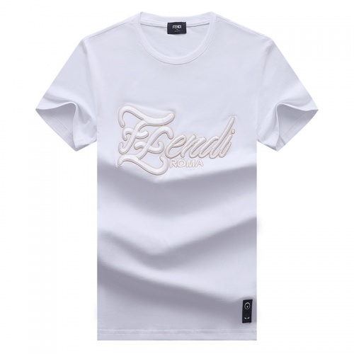 Fendi T-Shirts Short Sleeved For Men #841436 $29.00 USD, Wholesale Replica Fendi T-Shirts