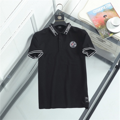 Fendi T-Shirts Short Sleeved For Men #841480 $36.00 USD, Wholesale Replica Fendi T-Shirts