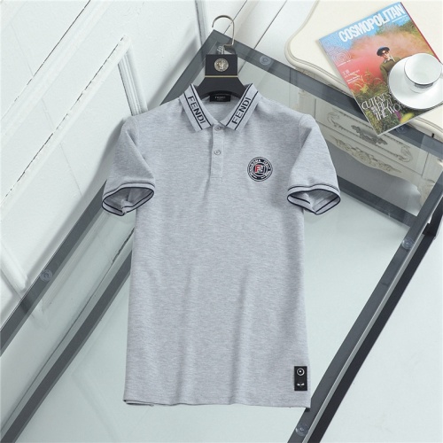 Fendi T-Shirts Short Sleeved For Men #841481 $36.00 USD, Wholesale Replica Fendi T-Shirts