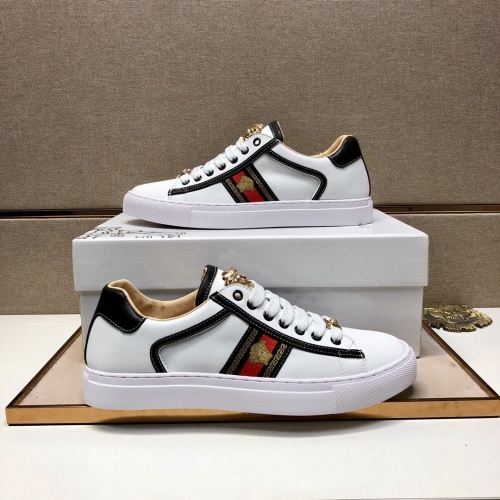 Replica Versace Casual Shoes For Men #841487 $76.00 USD for Wholesale