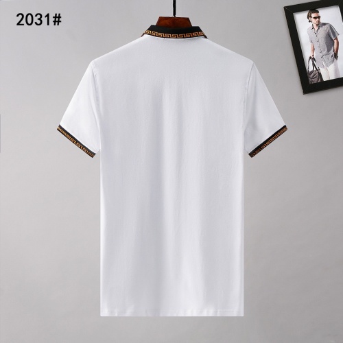 Replica Versace T-Shirts Short Sleeved For Men #841549 $29.00 USD for Wholesale