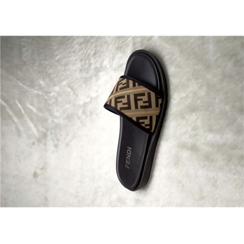 Fendi Slippers For Men #841593 $39.00 USD, Wholesale Replica Fendi Slippers