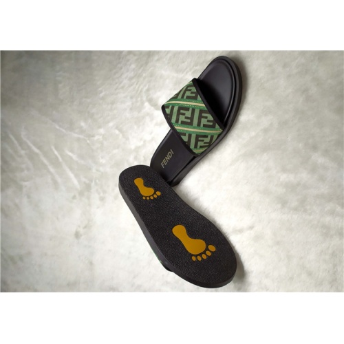 Replica Fendi Slippers For Men #841594 $39.00 USD for Wholesale