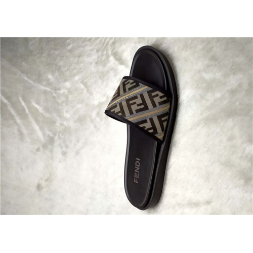 Fendi Slippers For Men #841595 $39.00 USD, Wholesale Replica Fendi Slippers
