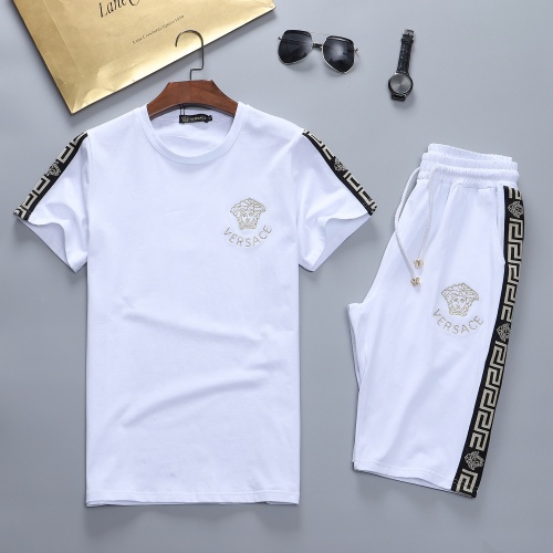 Versace Tracksuits Short Sleeved For Men #841629 $48.00 USD, Wholesale Replica Versace Tracksuits