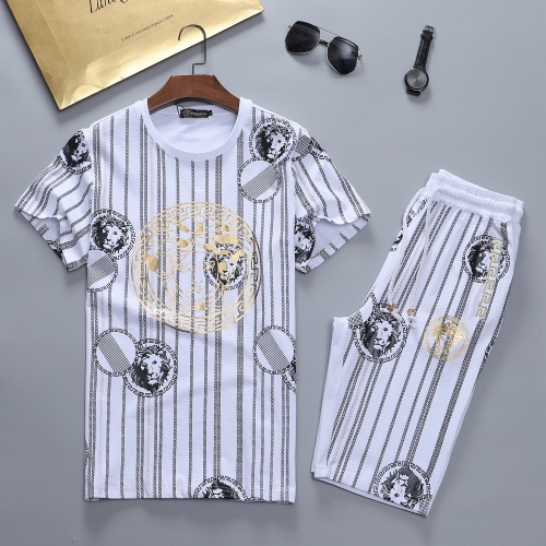Versace Tracksuits Short Sleeved For Men #841634 $48.00 USD, Wholesale Replica Versace Tracksuits