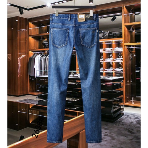 Replica Burberry Jeans For Men #841679 $40.00 USD for Wholesale
