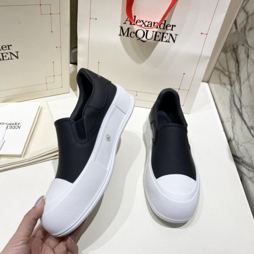 Replica Alexander McQueen Casual Shoes For Women #841763 $95.00 USD for Wholesale