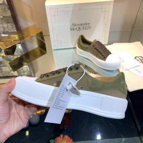 Replica Alexander McQueen Casual Shoes For Women #841767 $93.00 USD for Wholesale
