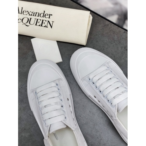 Replica Alexander McQueen Casual Shoes For Women #841768 $93.00 USD for Wholesale