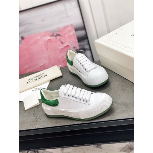 Replica Alexander McQueen Casual Shoes For Women #841770 $93.00 USD for Wholesale
