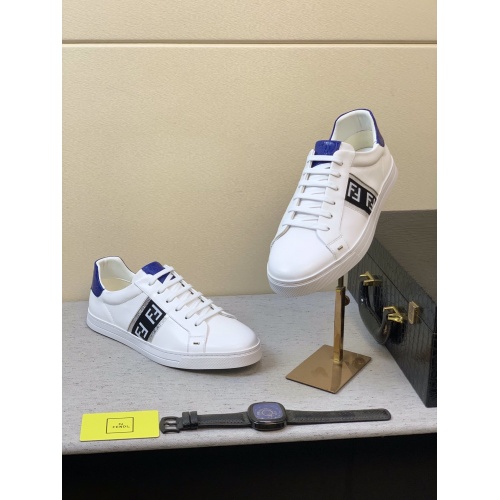Replica Fendi Casual Shoes For Men #841829 $76.00 USD for Wholesale