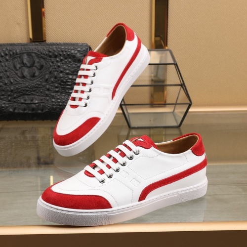 Replica Hermes Casual Shoes For Men #841906 $85.00 USD for Wholesale