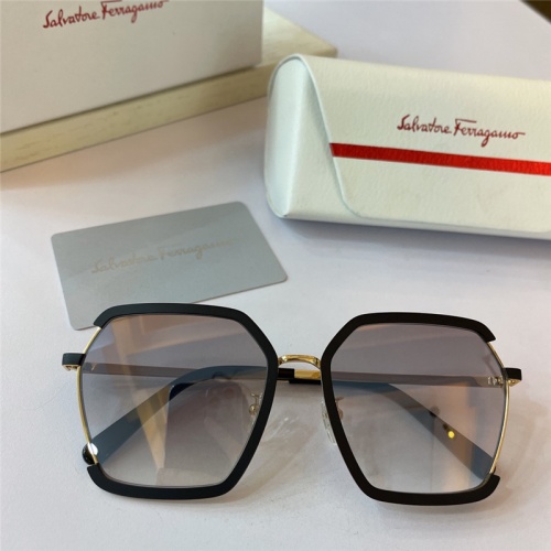 Salvatore Ferragamo AAA Quality Sunglasses #842066 $54.00 USD, Wholesale Replica Salvatore Ferragamo AAA Quality Sunglasses