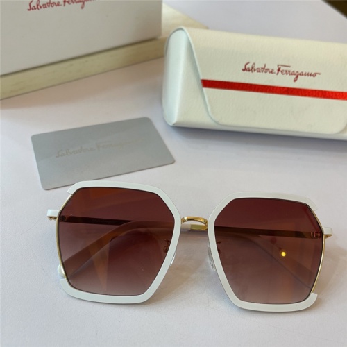 Salvatore Ferragamo AAA Quality Sunglasses #842071 $54.00 USD, Wholesale Replica Salvatore Ferragamo AAA Quality Sunglasses