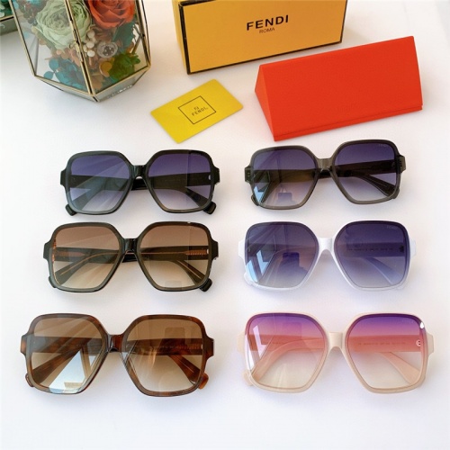 Replica Fendi AAA Quality Sunglasses #842102 $56.00 USD for Wholesale