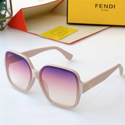 Fendi AAA Quality Sunglasses #842105 $56.00 USD, Wholesale Replica Fendi AAA Quality Sunglasses