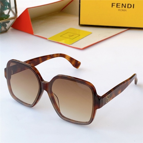 Fendi AAA Quality Sunglasses #842107 $56.00 USD, Wholesale Replica Fendi AAA Quality Sunglasses