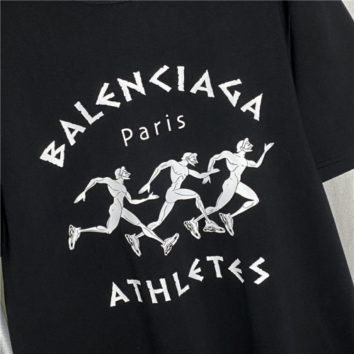 Replica Balenciaga T-Shirts Short Sleeved For Men #842112 $29.00 USD for Wholesale
