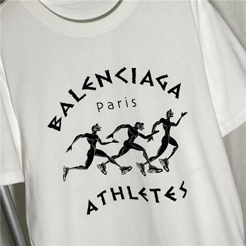 Replica Balenciaga T-Shirts Short Sleeved For Men #842113 $29.00 USD for Wholesale